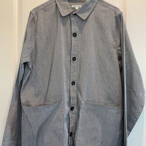 Banks Journal Light Gray Lightweight Shirt Jacket